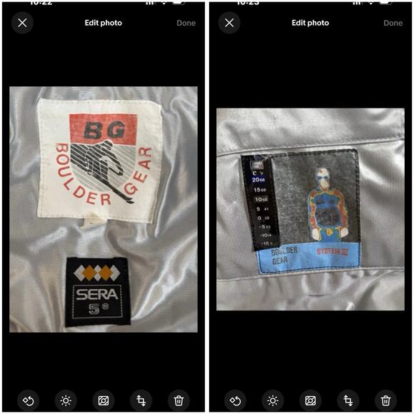 VTG BOULDER GEAR SERA 5 Ski Jacket Neon Colorblock Thinsulate Y2K 90s XL - Picture 7 of 7